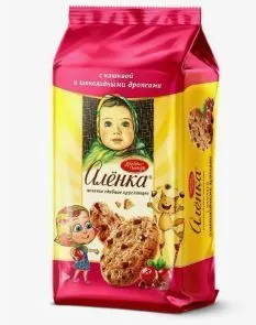 Печенье «Алёнка» с клюквой и шоколадными кусочками