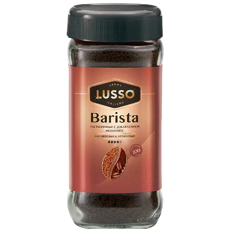 Кофе растворимый с добавлением молотого LUSSO
