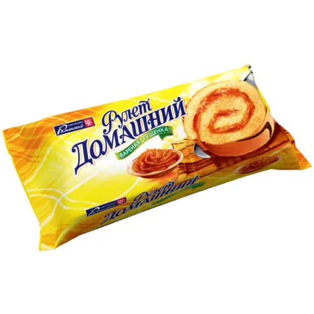 Рулет бисквитный Домашний Вареная сгущенка