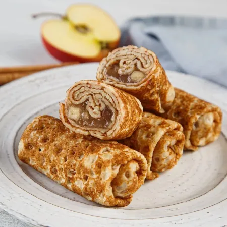 Блины Мираторг с яблоком и корицей замороженные 