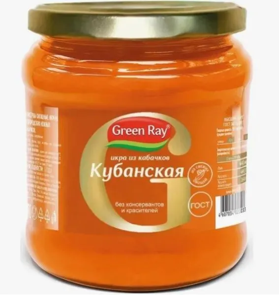 Кабачковая икра "Green Ray" Юнона