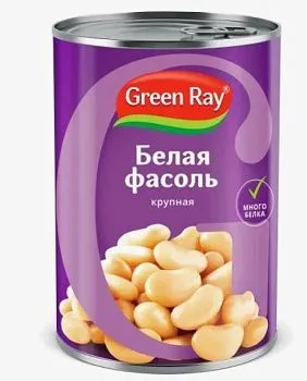 Фасоль "Green Ray" белая натуральная