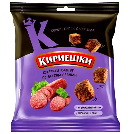 Сухарики Кириешки со вкусом салями