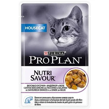 Влажный корм Pro Plan® для домашних кошек, индейка, пауч