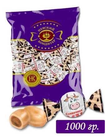 Карамель "Невский кондитер" с начинкой "Сливочная Му" сливочный вкус, 1кг