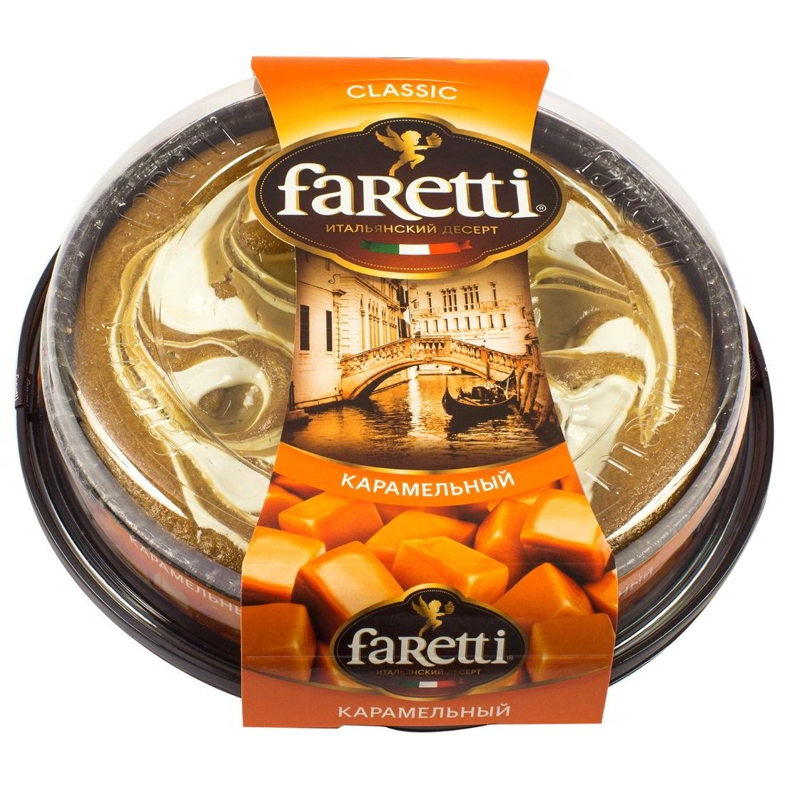 Торт бисквитный карамельный faretti