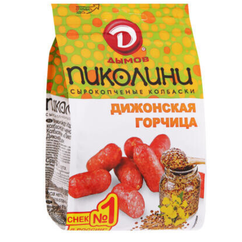 Колбаски Пиколини Дижонская горчица Дымов купить недорого: низкая цена ...