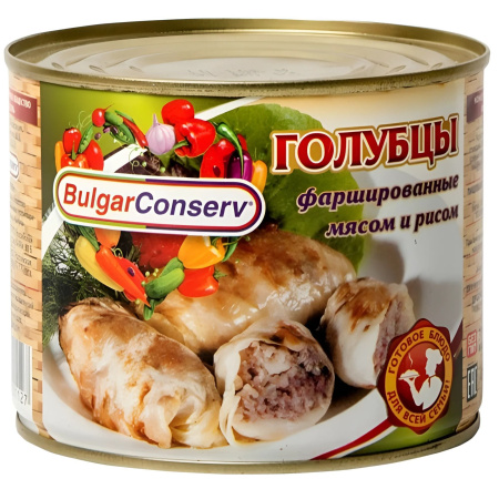 Голубцы фаршированные мясом и рисом BulgarConserv 