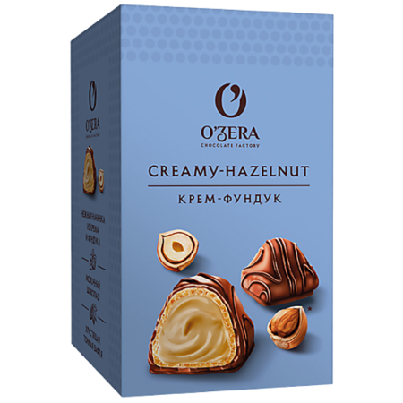 Конфеты с молочно-ореховой начинкой Creamy-Hazelnut OZera
