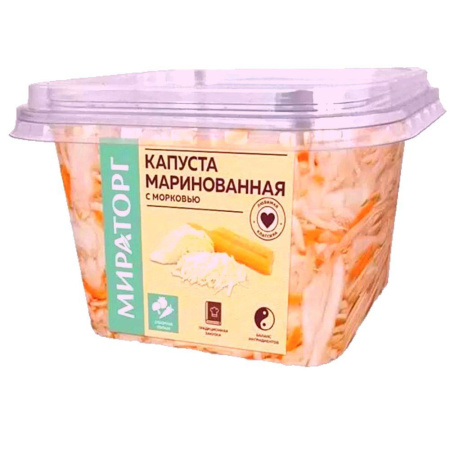 Капуста маринованная Мираторг с морковью 