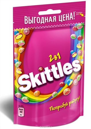 Драже жевательное «Skittles» 2 в 1, 70 г