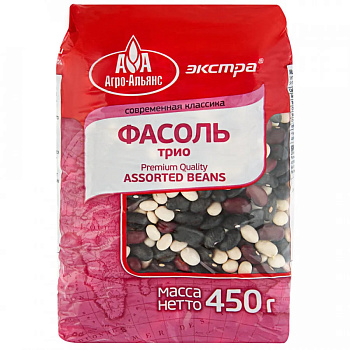 Фасоль Агро-Альянс трио Экстра 
