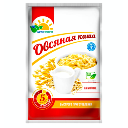 Каша овсяная с ароматом молока Здравпродукт 