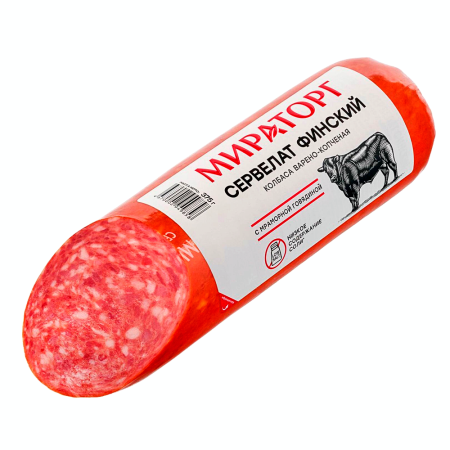 Колбаса Мираторг Сервелат Финский варено-копченая