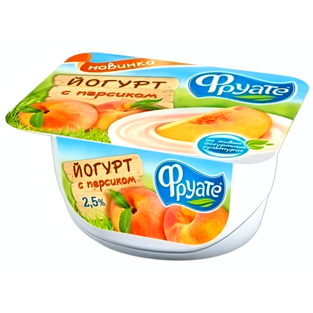 Йогурт Фруате с персиком 2,5% 