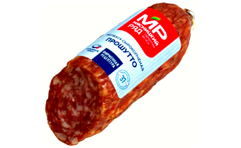 Колбаса сырокопченая "Прошутто" полусухая Мясницкий Ряд