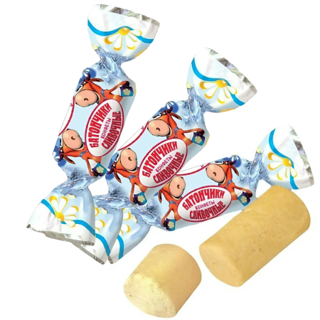 Конфеты "Батончики сливочные" Красный Октябрь
