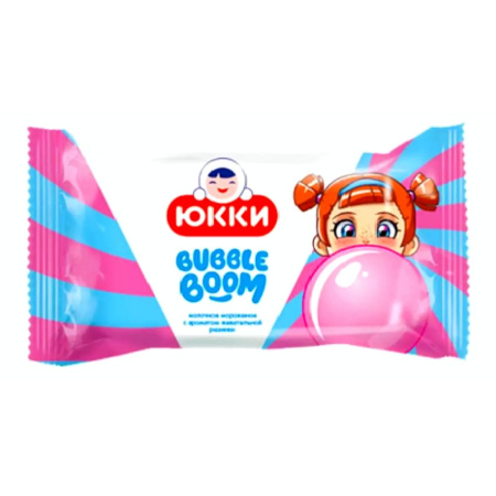 Мороженое молочное ЮККИ Bubble Boom с ароматом жевательной резинки