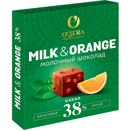 Шоколад молочный Milk & Orange OZera