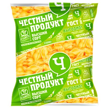 Макароны Ракушки Честный продукт