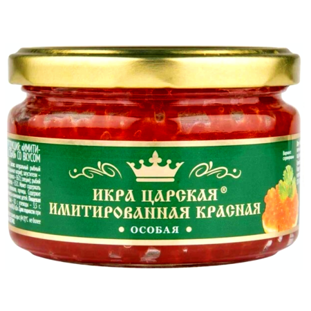 Икра Имитированная Европром Лососевая Царская 