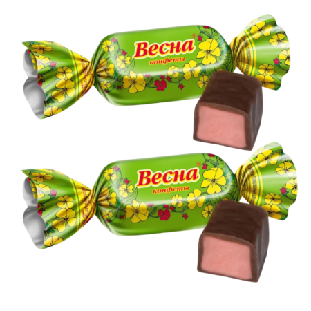 Конфеты шоколадные "Весна" помадные