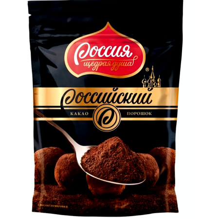 Какао-порошок Россия - щедрая душа! Российский