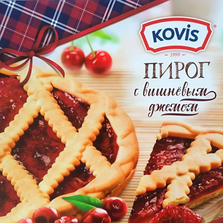 Пирог Kovis с вишневым джемом