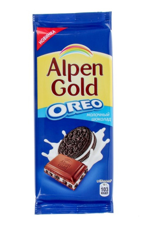 Alpen Gold Шоколад Oreo с печеньем