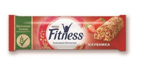 Батончик-мюсли Fitness клубника