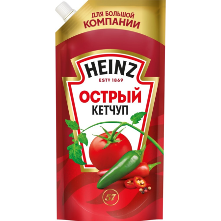 Кетчуп Хайнц острый Большая упаковка