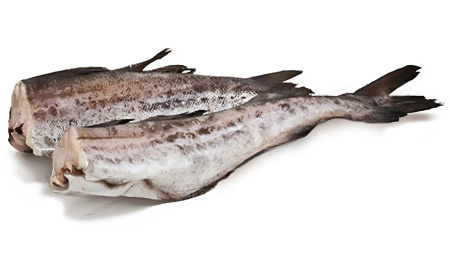 Минтай потрошеный без головы замороженный 