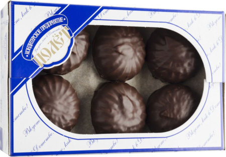 Зефир в темной глазури ПОЛЕТ, 500г