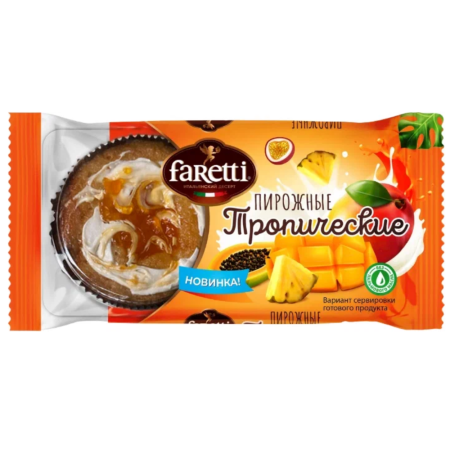 Пирожное Faretti Тропическое