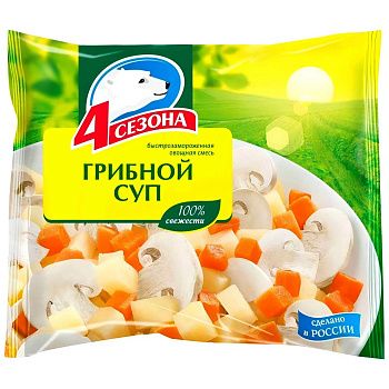 Суп грибной 4 сезона