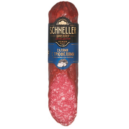 Колбаса сырокопченая Салями с трюфелями Schneller