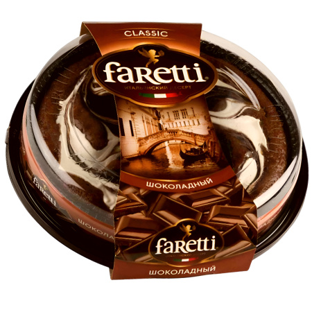 Торт Faretti бисквитный шоколадный