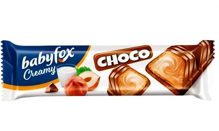 Батончик вафельный BabyFox Creamy Choco 