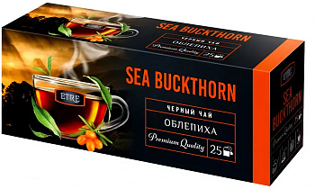 Чай черный «Облепиха» 25 пакетиков ETRE