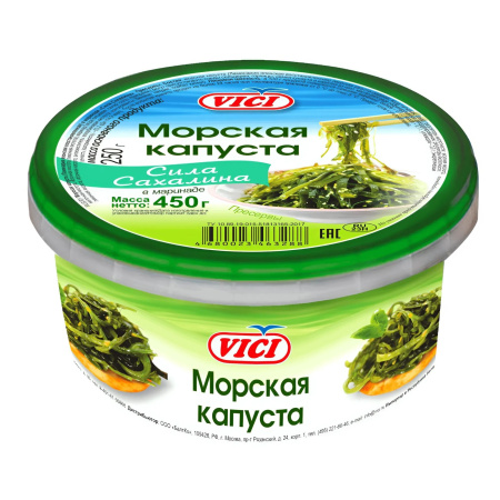 Морская капуста в маринаде Vici Сила Сахалина 