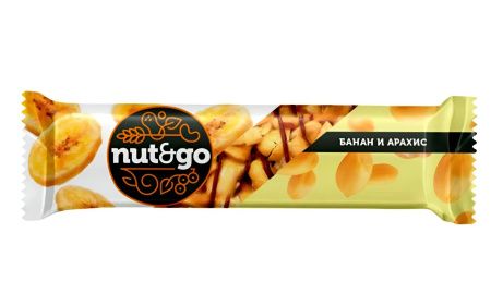 Батончик с бананом и арахисом Nut&Go