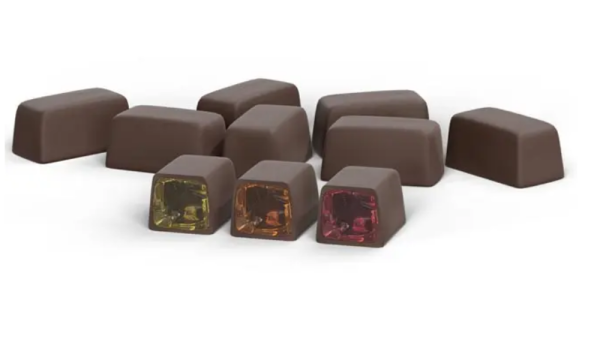 Конфеты шоколадные с желейной начинкой Короб