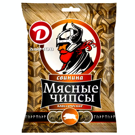Чипсы мясные классические Дымов из свинины 