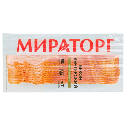 Бекон варено-копченый Мираторг Венгерский нарезка