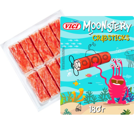 Крабовые палочки снежный краб "MOONSTERY crab sticks" VICI