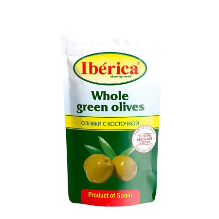 Оливки Iberica с косточкой 