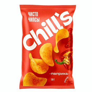 Чипсы картофельные Chill’s  со вкусом Паприка