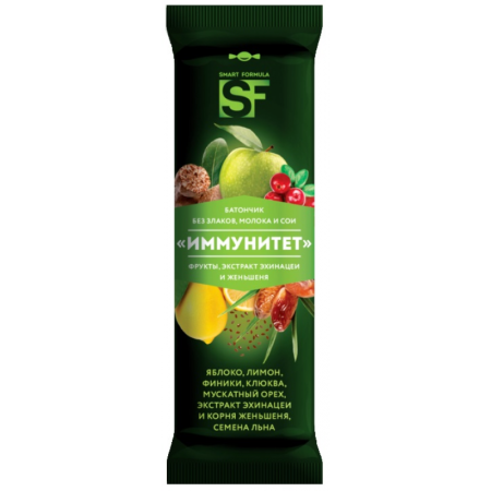 Батончик фруктовый Smart Formula Иммунитет