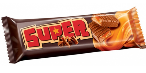 Батончик Super с нугой и карамелью