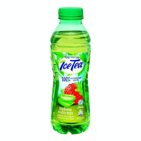 Холодный  зеленый чай ICE TEA Клубника и алое вера